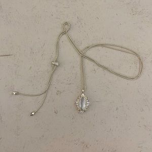 Kendra Scott Adjustable Pendant Necklace - Gray/Gold